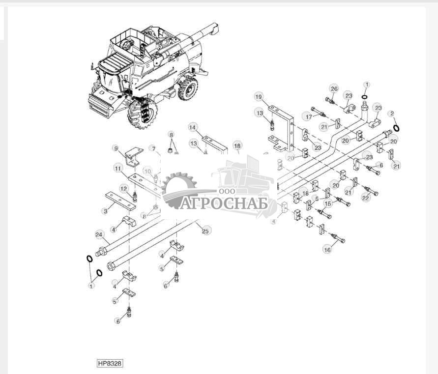 Steering Lines, L.H. Side 